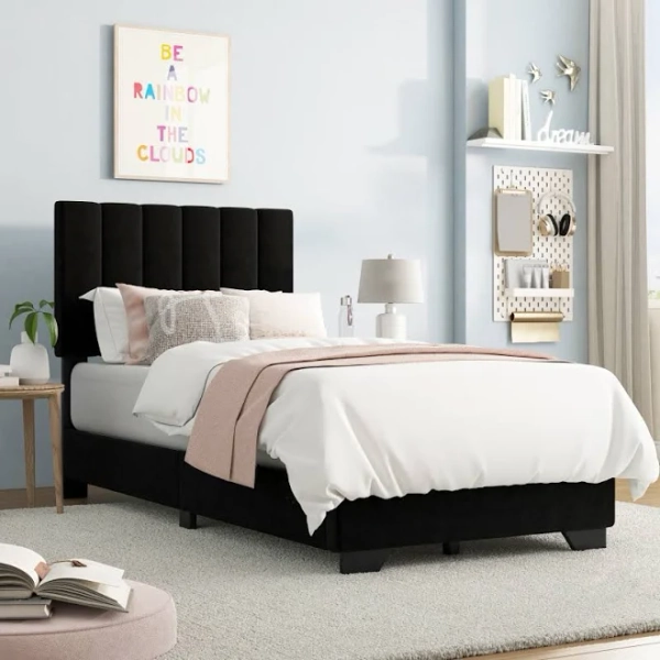 Hillsdale Reece Bed Channel Stitched Upholstered