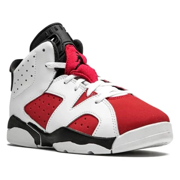 Kids' Air 6 Retro "carmine 2021" Sneakers In White