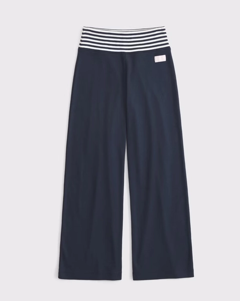 knit wide leg pant
