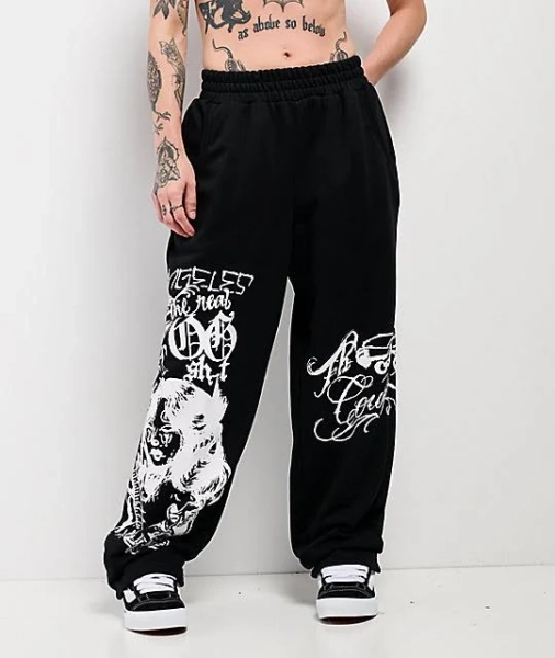 FB County Lifestylez Black Sweatpants