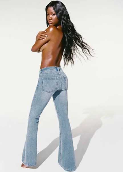 Garage Women's Low Rise Flare Jeans