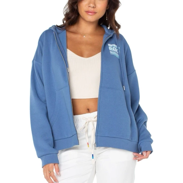 Roxy Women's Evening Lineup Graphic Zip Hoodie