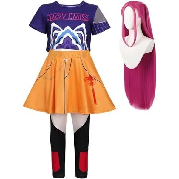 Miras Halloween Anime Cosplay T-shirt and Wig Set