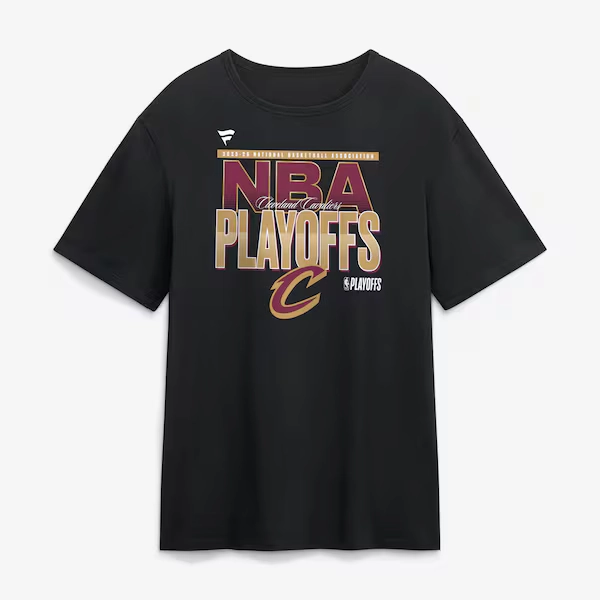 Men's Cleveland Cavaliers  Black 2026 NBA Playoffs T-Shirt