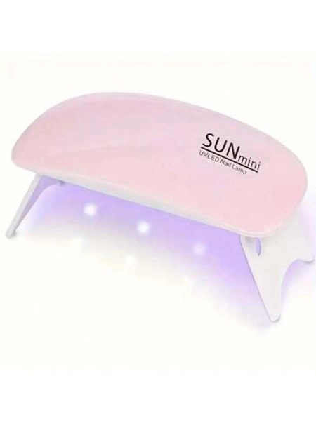 Mini 6W Nail Dryer UV/LED Nail Lamp Micro USB Gel Varnish Curing Machine Nail Art Equipment 6LEDS Beads Manicuring Nail Tool