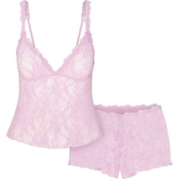 SKIMS Women's Triangle Cami Top And Short Set