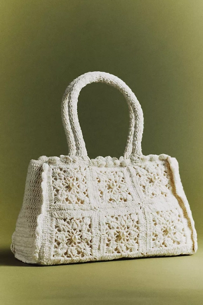 Crochet Top Handle Bag