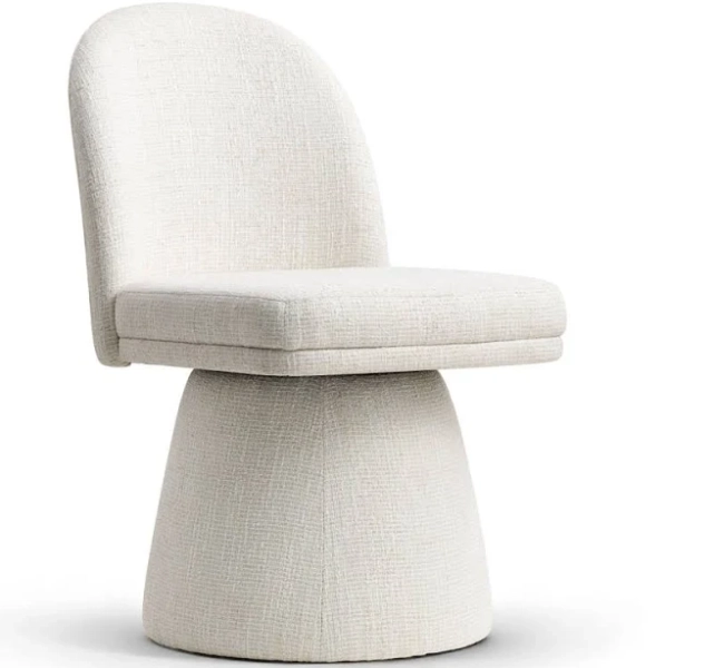 Latitude Run Upholstered 360°Swivel Vanity Chair