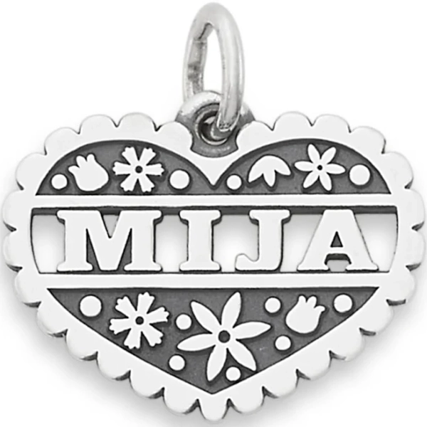 James Avery Women's Sterling Silver Mija Heart Charm