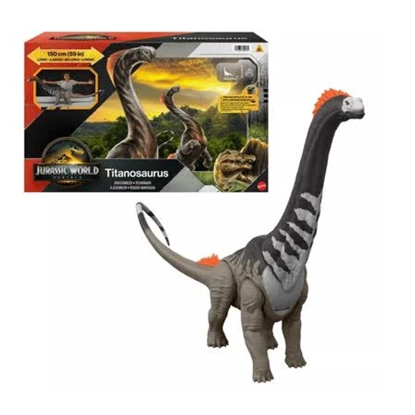 Jurassic World Rebirth Super Colossal Titanosaurus Dinosaur