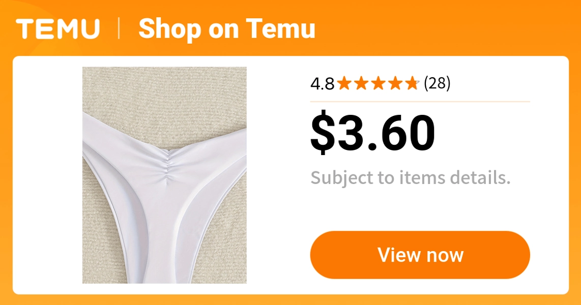 womens solid color swim brief | temu Temu