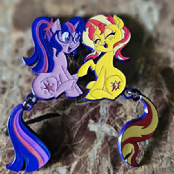 Sophie Scruggs Fantasy Pin Twilight Sparkle Sunset Shimmer My Little Pony