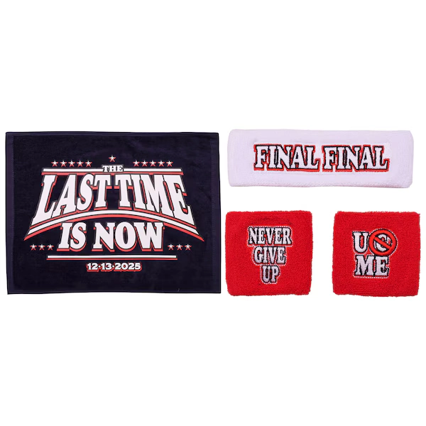 John Cena Farewell Tour 2025 Washington D.C. Towel and Sweatband Set