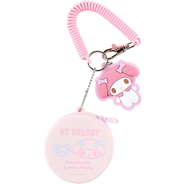 Buy Sanrio My Melody Charm Mini Silicone Case Keychain with Coil Strap at ARTBOX
