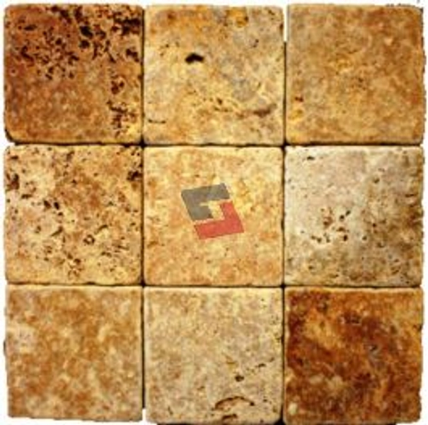 Tuscany Gold 4x4 Subway Tumbled