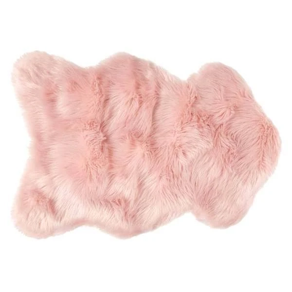 At Home Vale Blush Shaped Accent Rug