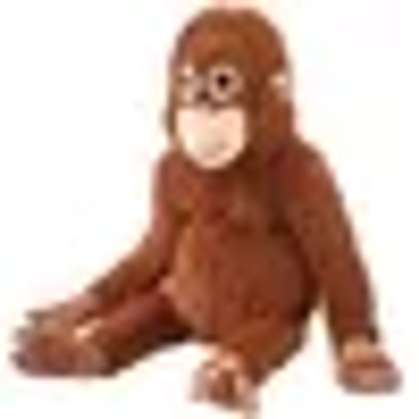 Punch Monkey Plush, 23.6'' Large Orangutan Soft Toy, Teddy Plushies Eco-Friendly Plush Material, Washable & Safe for Kids, Realistic Soft Cuddly Monkey Toy