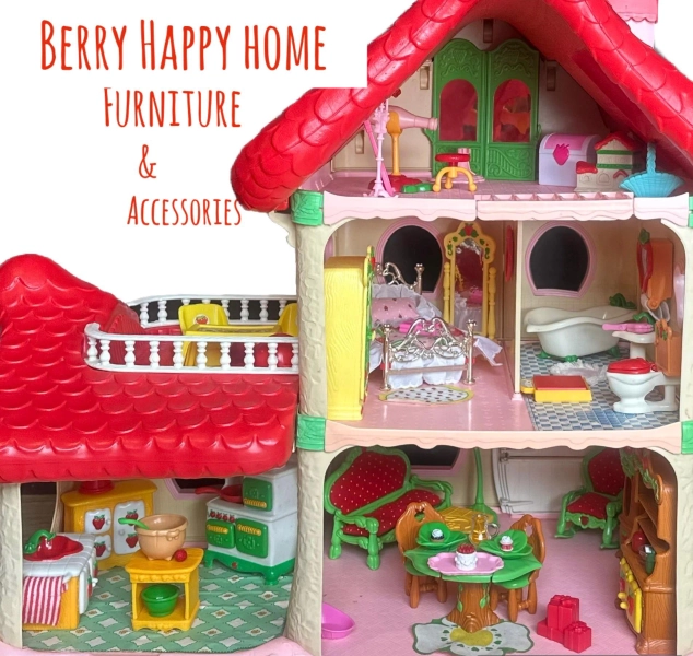 Vintage 1980s Strawberry Shortcake Berry Happy Home Furniture/Accessories/Replacement Pieces
