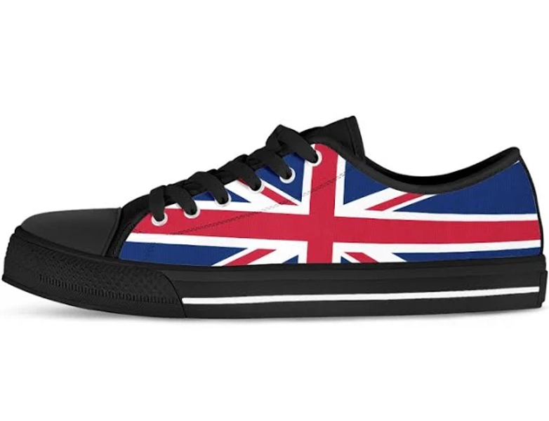 Union Jack Men's UK Flag Sneakers