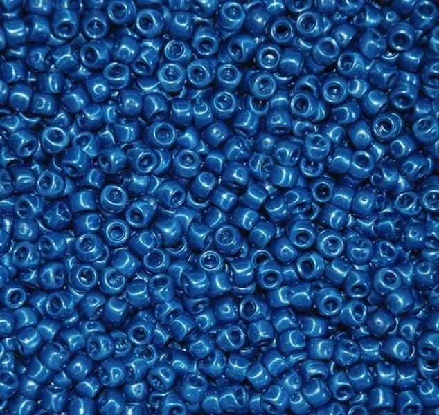 500pc Pearl Blue 9x6mm Pony Beads for school crafts hair decor kandi jewelry