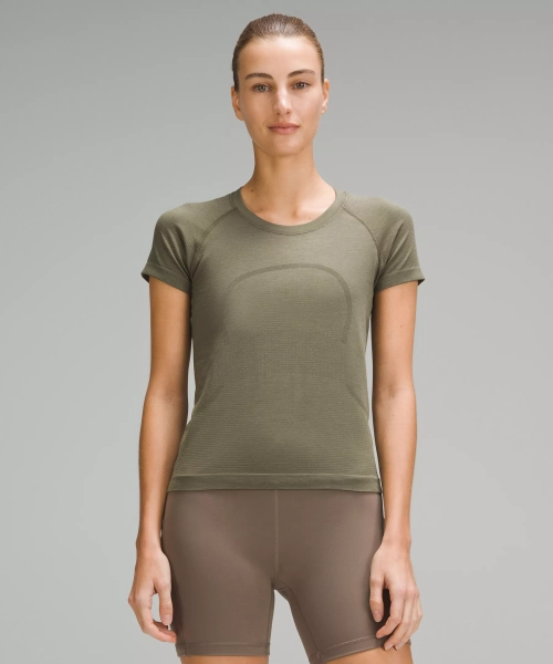 Swiftly Tech Short-Sleeve Shirt 2.0 *Waist Length - Army Green/Army Green - 0