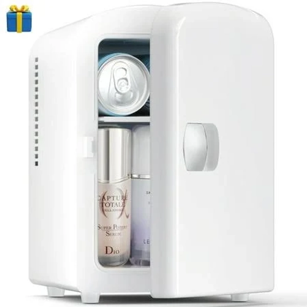 Auseo Mini Fridge Personal Beauty Refrigerator