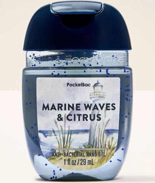 Bath & Body Works Marine Waves & Citrus Pocketbac Hand Sanitizer