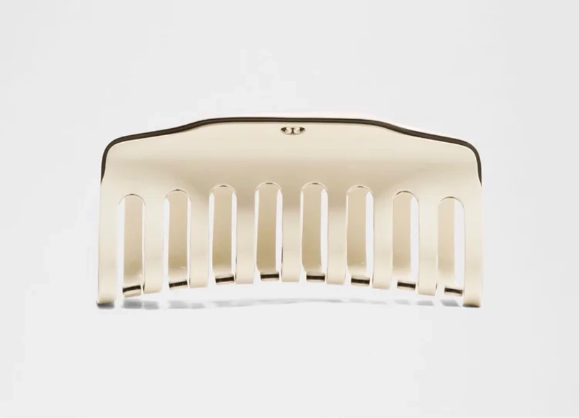 Jumbo Claw Clip - Light Ivory/White - ONE SIZE