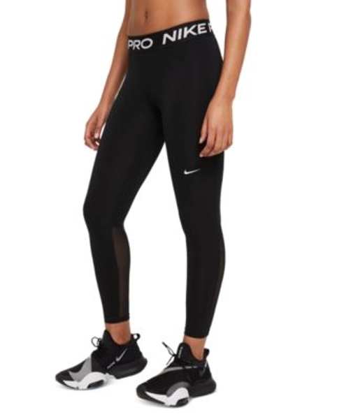 Pro Women's Mid-Rise Mesh-Paneled Leggings