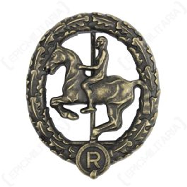 Reiterabzeichen Bronze