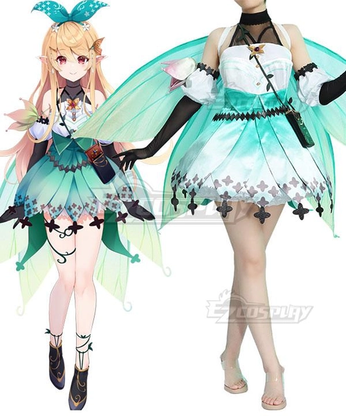 Virtual YouTuber NIJISANJI Pomu Rainpuff Cosplay Costume