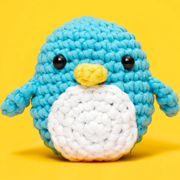 The Woobles Penguin Crochet Kit for Beginners