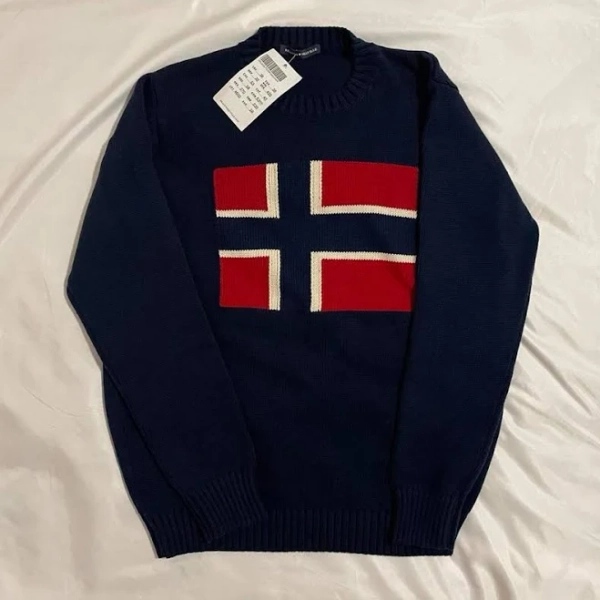 1901 Brandy Melville Norway Sweater - New Women | Color: Red | Size: S