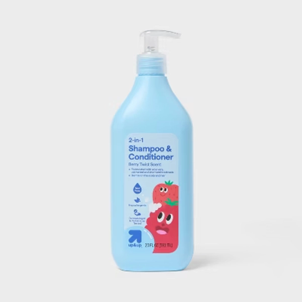 Kids' 2-in-1 Shampoo & Conditioner - Berry Twist Scented - 20oz - up&up™: For All Hair Types, Basic Cleansing, Liquid Form