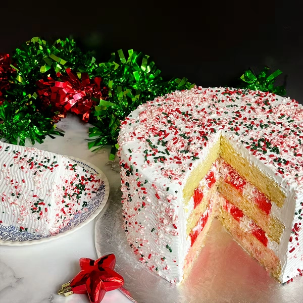 Peppermint Tres Leches Cake