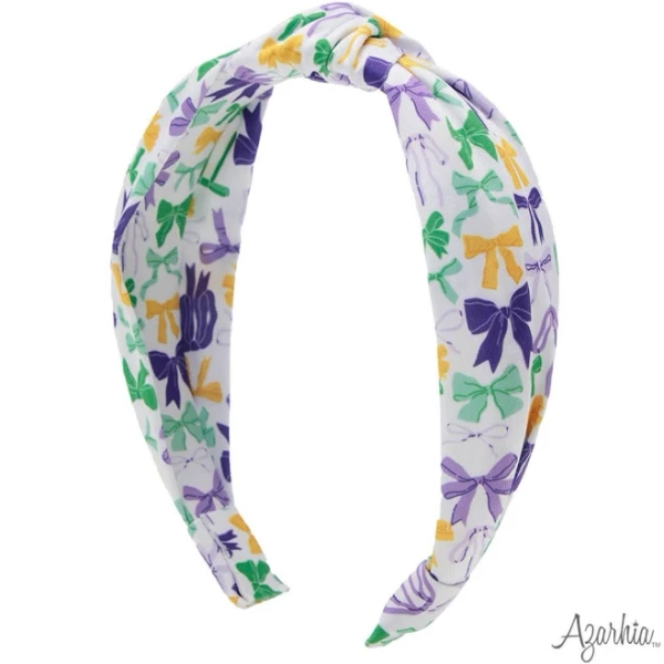 Mardi Gras Bows Headband