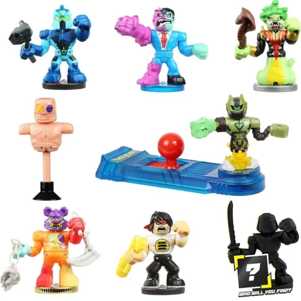Legends of Akedo Battling Warrior Action Figures Controller Board Limited Collections 3 Inch Tall