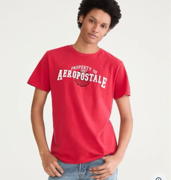MenTopsGraphic TeesProperty Of Aeropostale Appliqué Graphic TeeProperty Of Aeropostale Appliqué Graphic Tee