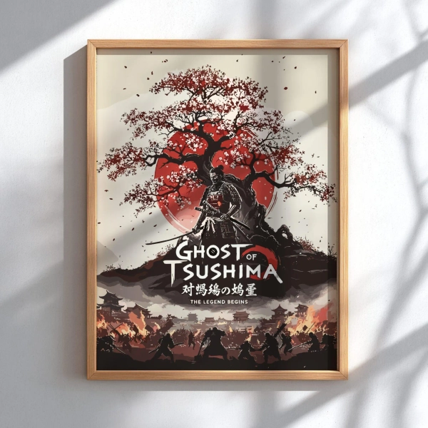 Ghost of Tsushima Poster – Samurai-Inspired Wall Art