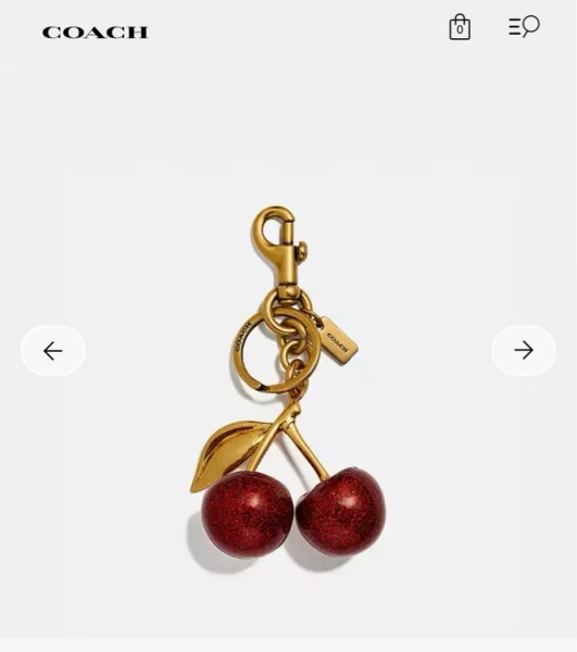 Cherry Bag Charm