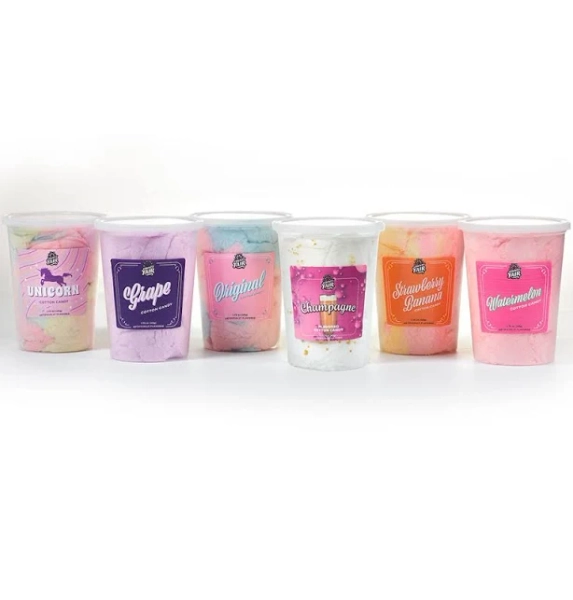 Bulk-Buy Cotton Candy Set of 36 Tubs