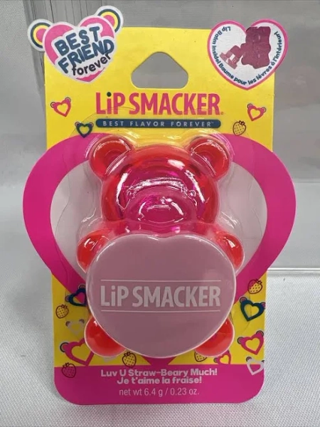 Lip Smacker Best Friend Forever Lip Balm Luv U Straw-Berry Much Bear