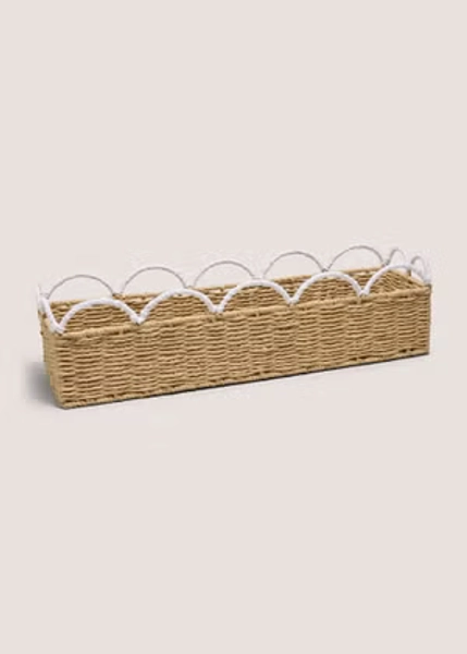 Cut Out Scallop Edge Window Tray