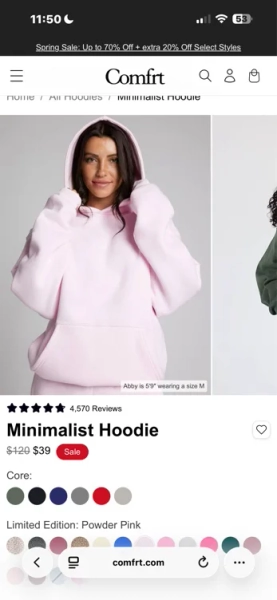 comfort hoodie