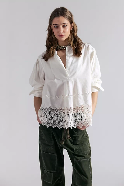 We The Free Little Bit Of Lace Shirt
