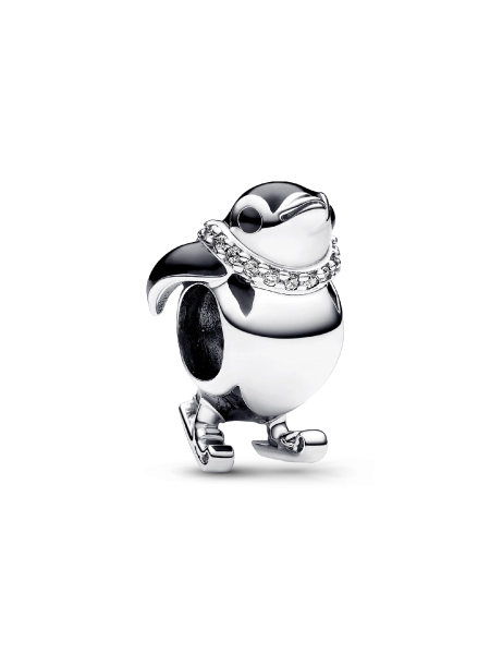 Skiing Penguin Charm