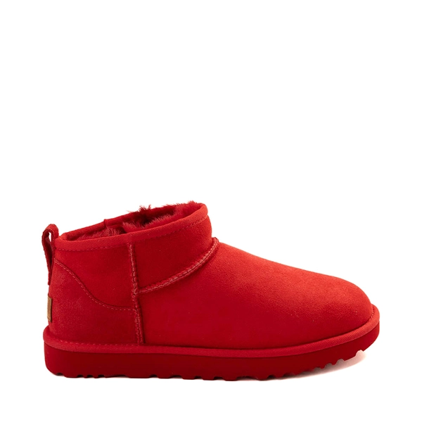 Womens UGG&reg; Classic Ultra Mini Boot - Ribbon Red