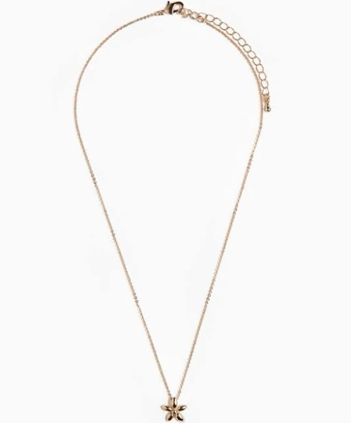 H&M Ladies Flower-Pendant Necklace