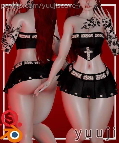 | Hottie Set | YS .030 - VrChat Asset -