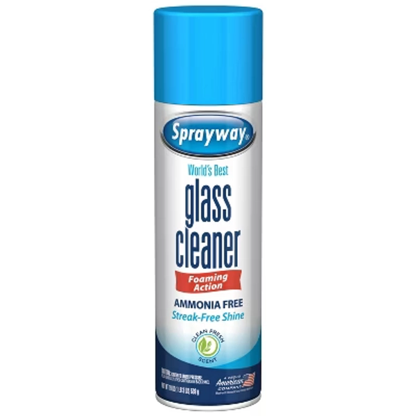Sprayway Glass Cleaner Ammonia Free Aerosol - 19oz